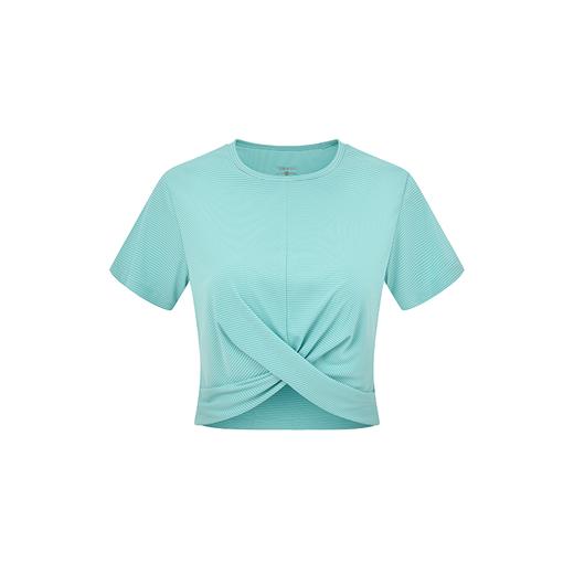 多威新款上衣设计感运动吸汗女士短袖圆领衫2252186 商品图0