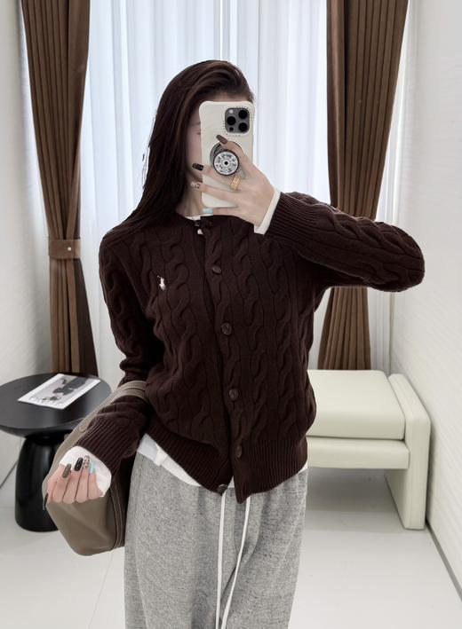 【只可换码 不退货】拉夫劳伦 羊绒小马绞花开衫 渠道货无领标！！！（EJ） 商品图13