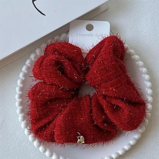 丝绒爱心饰件XXSR发圈-纪念日百货门店同款169248896 商品图4