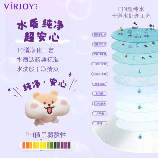 唯洁雅纯水湿厕纸 80抽4包 奶茶鼠IP款 商品图3