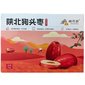 【陕北特产】桃花峁陕北狗头枣礼盒2.5kg