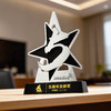 金属奖杯定制五周年颁奖奖牌表彰纪念品高级水晶定制奖牌奖章证书 商品缩略图0