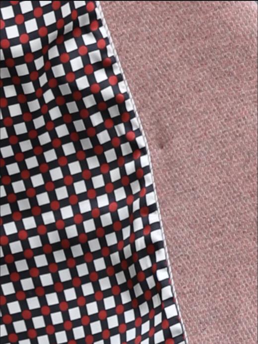 TYNVIE 双排扣羊毛西装外套 - 玫瑰粉色 商品图4