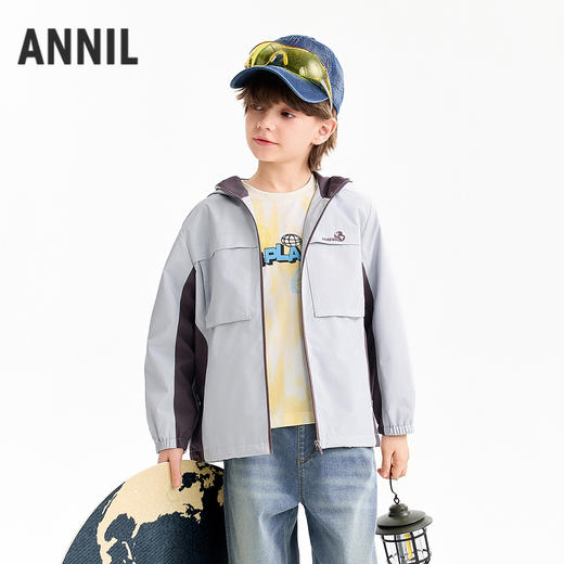 【实体店同款】男童梭织外套春季新款安奈儿童装AB615139 商品图0