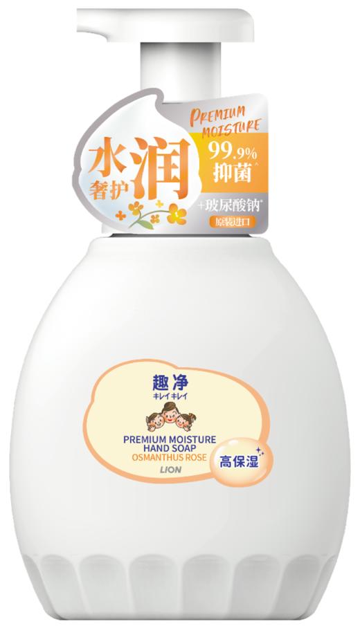 【临期品】E04023 趣净泡沫抑菌洗手液(月桂蔷薇)450ml瓶装 商品图0