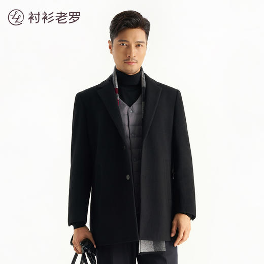 【大师6号】秋冬通勤商务外套羊毛大衣平驳领大衣外套259B0C510M[门店专款] 商品图3