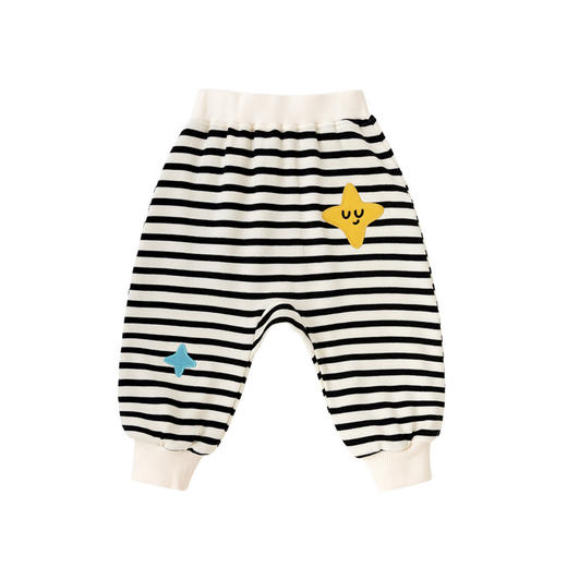 嘟嘟家宝宝裤子春秋小婴儿大PP裤女童卡通春装儿童休闲裤男童长裤F6AKZ210 商品图4