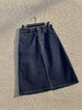 115-2 排他性独家圆正 小禾 新年系列 章仔棉弹牛仔面料  牛仔半身裙 商品缩略图7