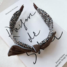 韩系碎花图耳结发箍-纪念日百货门店同款169150813