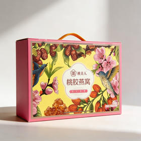 贡梨园桃美人燕窝桃胶礼盒（252g*6碗）