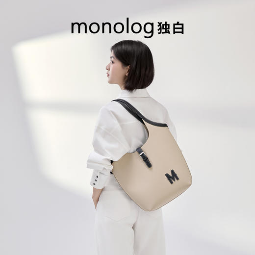 【王楚然同款】独白X卡拉羊新款女士托特包大容量通勤手提包D4512 商品图1