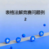 表格法解竞赛问题例2 商品缩略图0