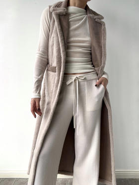 CG｜Selma full length reversible vegan suede VEST [长款 翻领麂皮两面穿马甲 ]