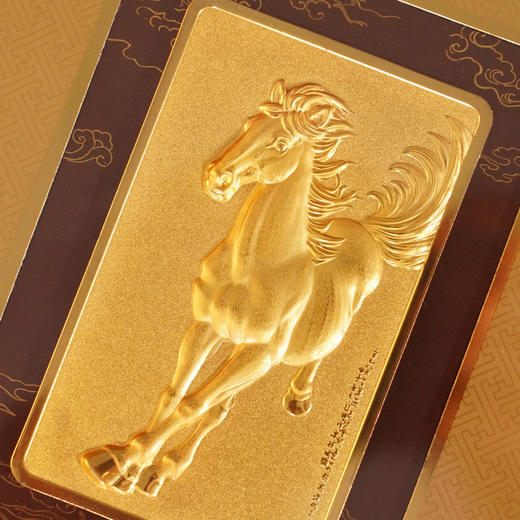 马年高端送礼 财神关公 / 马到成功足金金雕摆件 非遗工艺权威背书 商务送礼收藏摆件 商品图1