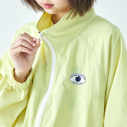 棵初2026年春季新款亲子中大女童防泼水休闲外套撞色印花宽松上衣 商品图3