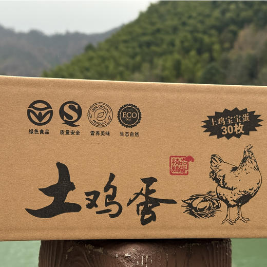 昌西公社土鸡蛋浙江示范基地每月抽检30只/箱 商品图1