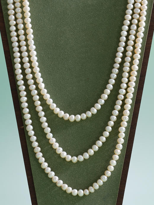 子佩集【恒慕交织】珍珠惜王妃毛衣链【ZZMYL007】6mm珠三层2601 商品图2