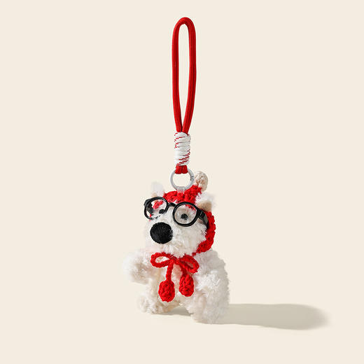 毛绒西高地挂件毛绒匙扣-纪念日百货门店同款168243137 商品图2