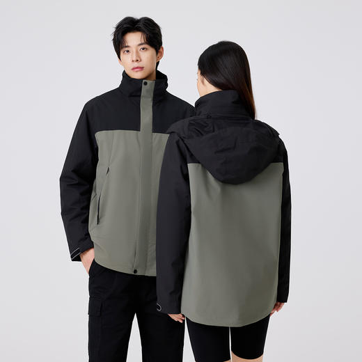 gxg.jeans男装【羽绒内胆】男女同款三合一两件套25冬款男士外套连帽夹克保暖K&C 商品图3