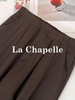 专柜实拍【羊毛西装裤】拉夏贝尔/La Chapelle垂坠质感高腰半松紧宽松显瘦休闲阔腿长裤★ 商品缩略图7