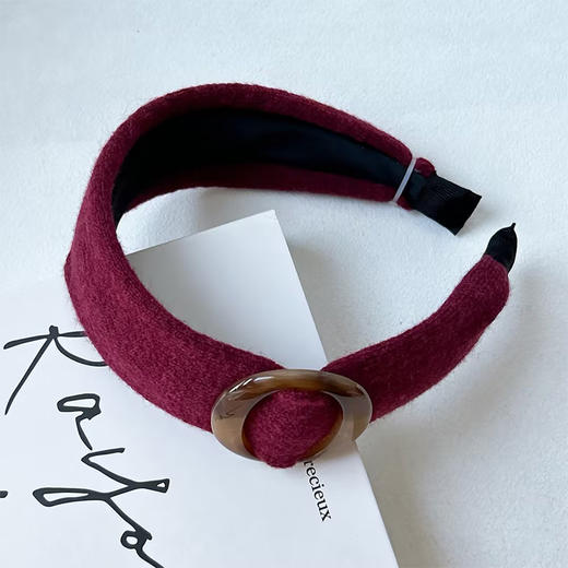 椭圆扣饰宽发箍-纪念日百货门店同款169393399 商品图3