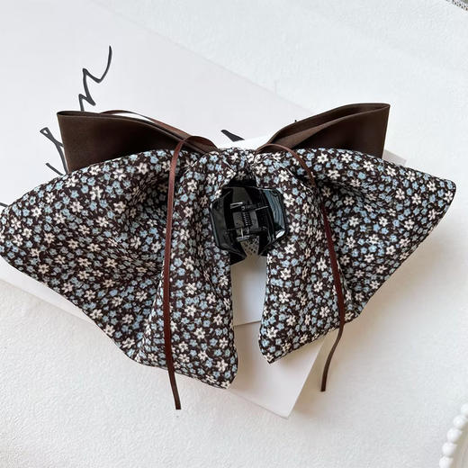 韩系碎花双色马尾抓抓-纪念日百货门店同款169150792 商品图0