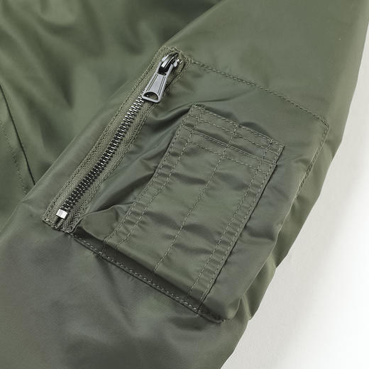 自由基地26春季新品基础款纯色翻领经典大口袋飞行夹克定制队服衫 NMJ-2022 商品图7