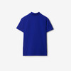 BURBERRY 巴宝莉 男士马术骑士徽标刺绣棉质短袖 Polo 衫 蓝色 8084936 B7323 商品缩略图1