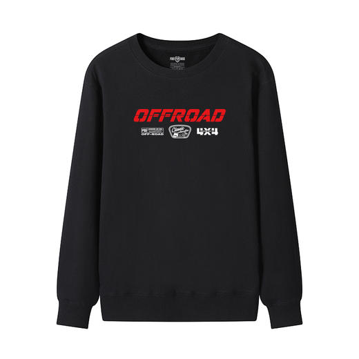 自由基地春季新品长城坦克越野车趣味设计印花图案衫队服打底卫衣 NMJ-2251 商品图2