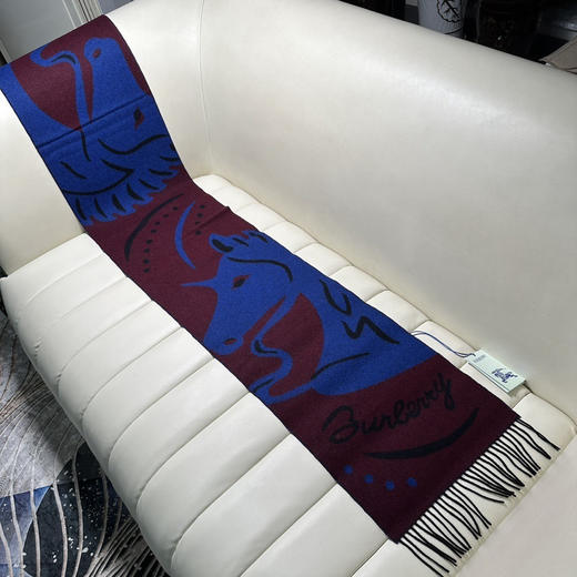 秋冬特惠💰260 巴宝莉围巾【马年福利】新款战马羊毛围巾特别飒的一款，男女同款 商品图6