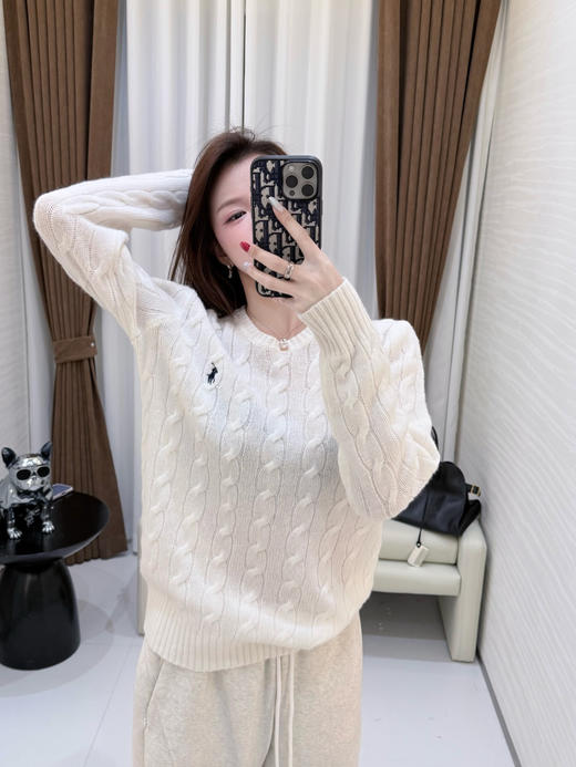 【只可换码 不退货】拉夫劳伦 小马五色圆领羊绒衫 渠道货无领标！！！（EJ） 商品图1