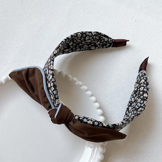 韩系碎花图耳结发箍-纪念日百货门店同款169150813 商品图1