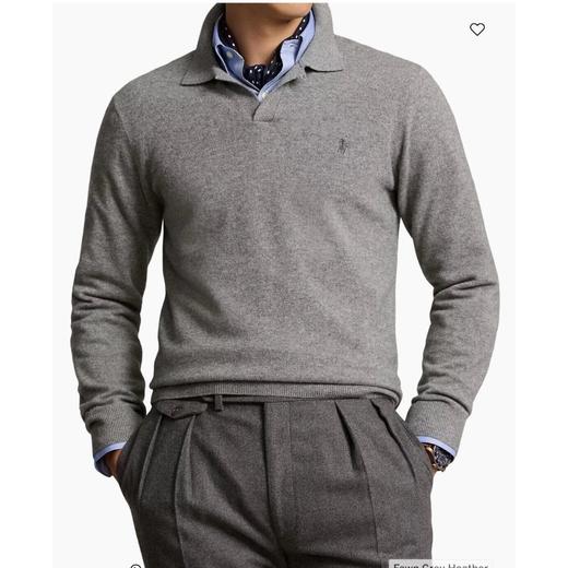 R.L 25年秋冬新款翻领V领针织毛衣 MY149 商品图3