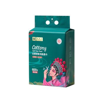 芈奈儿洗脸巾一次性毛巾干湿两用擦脸洁面巾家庭装悬挂式柔巾约160抽/提 商品图3