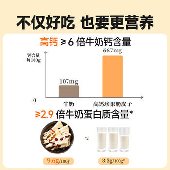 西域美农高钙珍果奶皮子 0反式脂肪酸三种口味内蒙古特产零食 280g /休闲食品 /奶制品零食 /再制奶酪 商品图2
