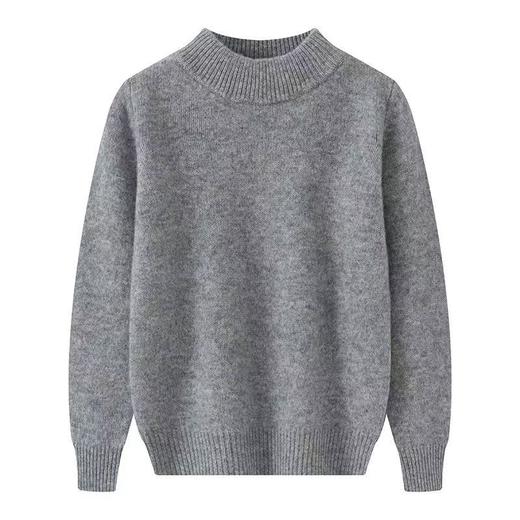 【暖阳儿童针织衫】半高领儿童男女款羊毛衫加厚毛衣中大童针织衫 商品图11