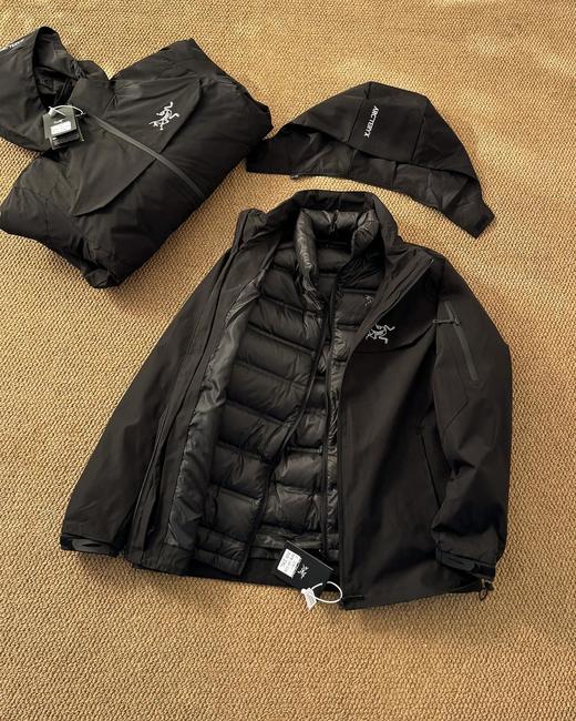 跨年售后 始祖鸟冬季男女款三合一可拆卸内胆冲锋衣羽绒服 yh 340011 商品图10