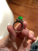 玻璃种艳绿蛋面戒指【6123601】具体价格微信咨询 商品缩略图7