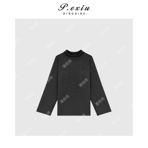 04-2潘依绣丁丁宠粉韩系立领羊-毛-卫衣毛织Q1538 商品图0