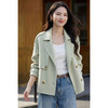 小个子短款羊毛呢外套 米思阳2026春季高端羊毛双面呢厚实保暖 通勤设计感大衣女1381 商品缩略图0