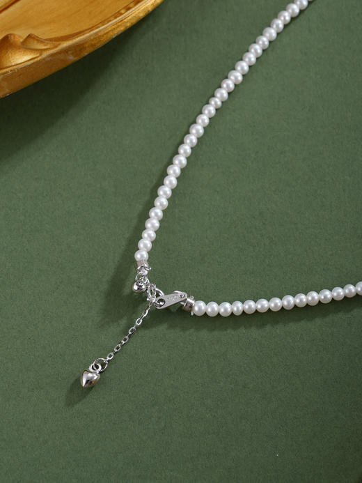 子佩集【玲珑月华】银S925珍珠惜王妃项链【ZZXL007】2.8mm小珠9mm大珠星点2601 商品图4