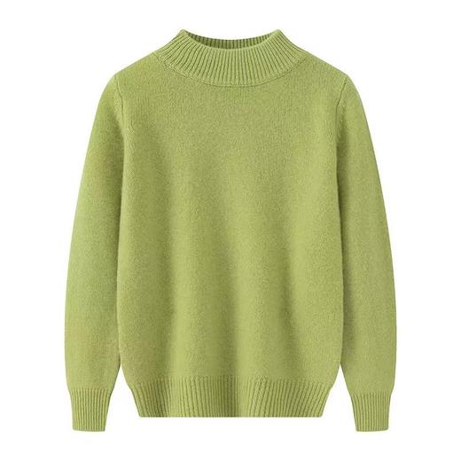 【暖阳儿童针织衫】半高领儿童男女款羊毛衫加厚毛衣中大童针织衫 商品图1