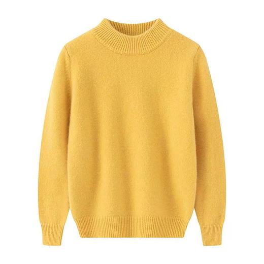 【暖阳儿童针织衫】半高领儿童男女款羊毛衫加厚毛衣中大童针织衫 商品图2