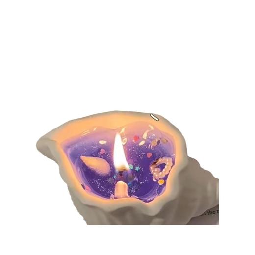 「9.9到手！JISHE海螺香薰蜡烛」居家日用卧室香氛摆件伴手礼家居除臭植物精油 商品图4