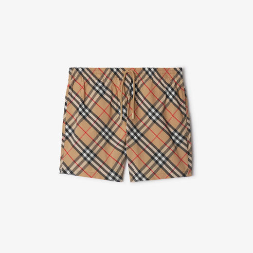 BURBERRY 巴宝莉 男士格纹休闲泳裤 格子 8087335 B9368 商品图0