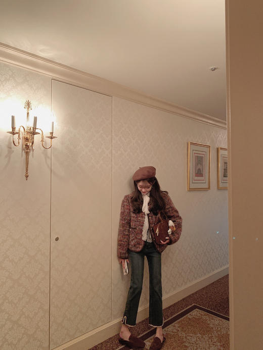 特价 M码 金蘑菇菇 月亮与玫瑰 香香羽绒系列/ 矜贵少女外套 商品图4