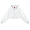 FTT FlyTheTruth 珍珠花边卫衣女春季纯棉收腰上衣连帽休闲短外套 商品缩略图4