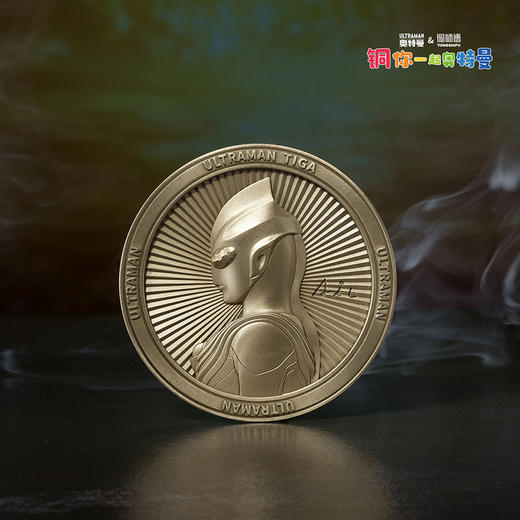 铜师傅 正版授权《奥特曼铜牌》客厅限量手办 家居装饰工艺品摆件 商品图2