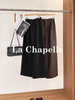 专柜实拍【羊毛西装裤】拉夏贝尔/La Chapelle垂坠质感高腰半松紧宽松显瘦休闲阔腿长裤★ 商品缩略图2