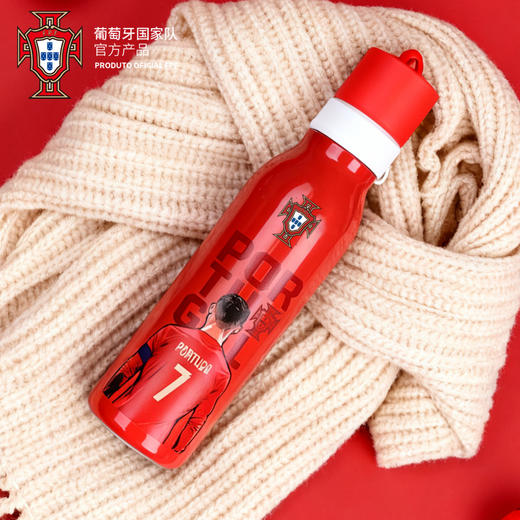 【官方正版】葡萄牙国家队 | 球员印签水杯大容量保温杯C罗周边 商品图3